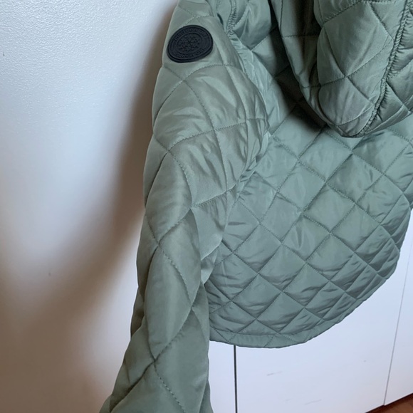 New Madden Girl quilted kids jacket in sage green,size 6/6X - Picture 5 of 8